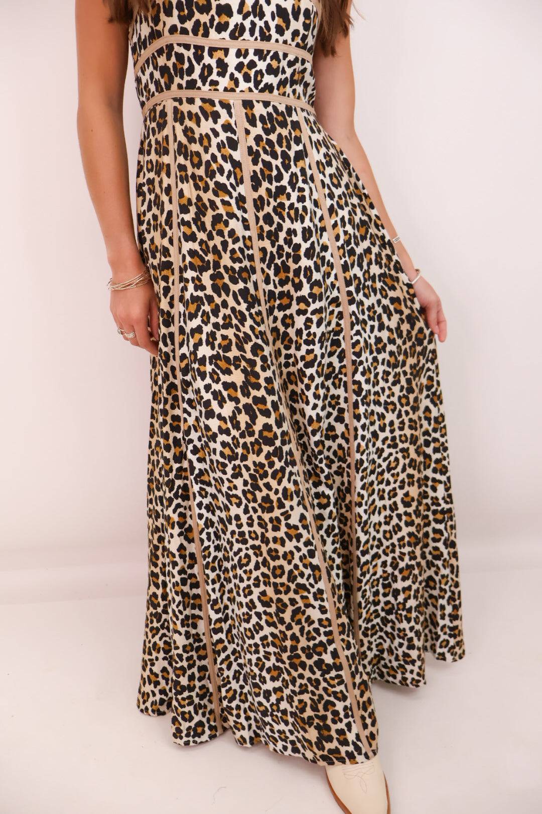 MS Leopard Print Maxi Dress